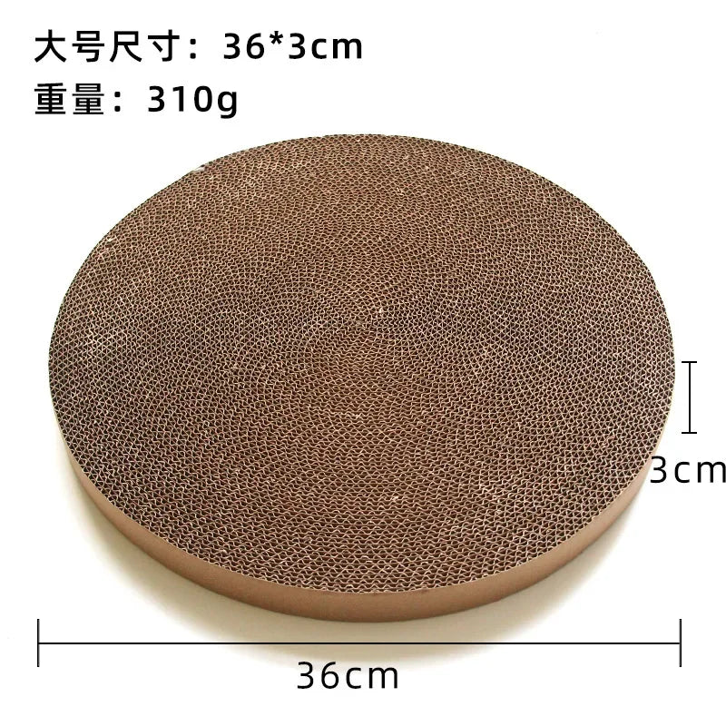 Bowl-Shaped Cat Scraper Grinding Claws Cardboard Corrugated Paper Scratch-Resistant Cat Scratching Board Cat Toy Sofa Mat Bed