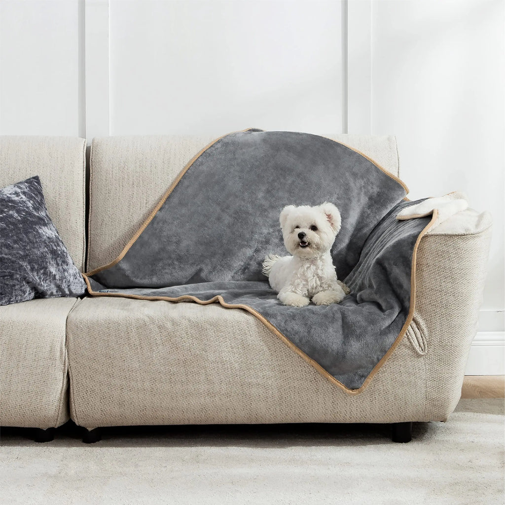 Plaid réversible douillet pour chat, vue 1
