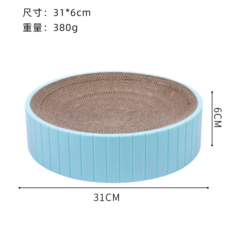 Bowl-Shaped Cat Scraper Grinding Claws Cardboard Corrugated Paper Scratch-Resistant Cat Scratching Board Cat Toy Sofa Mat Bed