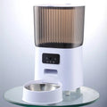 5L Pet Feeder with Camera Automatic Cat Feeder Smart Dog Food Dispenser Wifi Timing Quantitative Stainless Steel Feeding Bowl