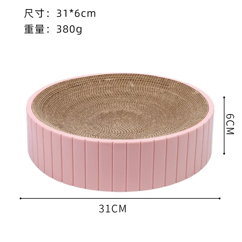 Bowl-Shaped Cat Scraper Grinding Claws Cardboard Corrugated Paper Scratch-Resistant Cat Scratching Board Cat Toy Sofa Mat Bed