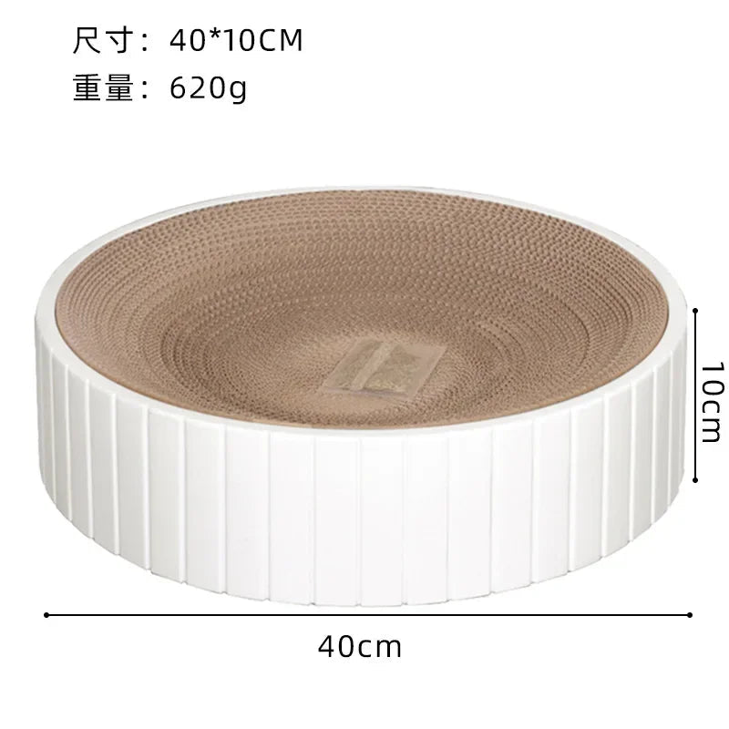 Bowl-Shaped Cat Scraper Grinding Claws Cardboard Corrugated Paper Scratch-Resistant Cat Scratching Board Cat Toy Sofa Mat Bed