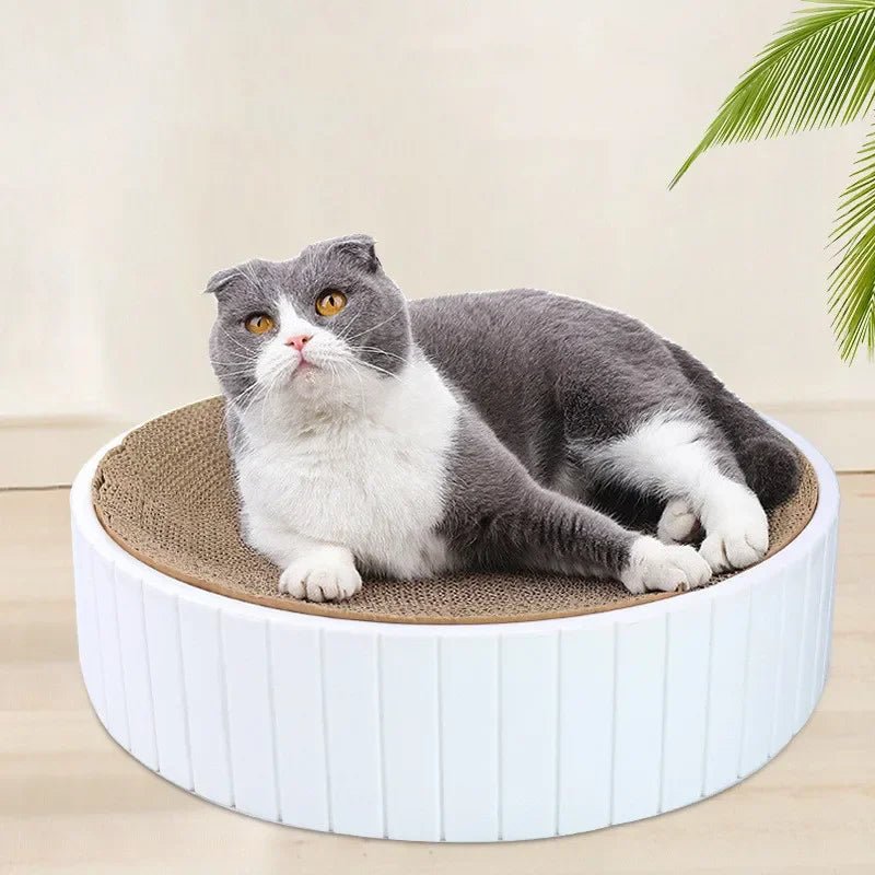 Bowl-Shaped Cat Scraper Grinding Claws Cardboard Corrugated Paper Scratch-Resistant Cat Scratching Board Cat Toy Sofa Mat Bed