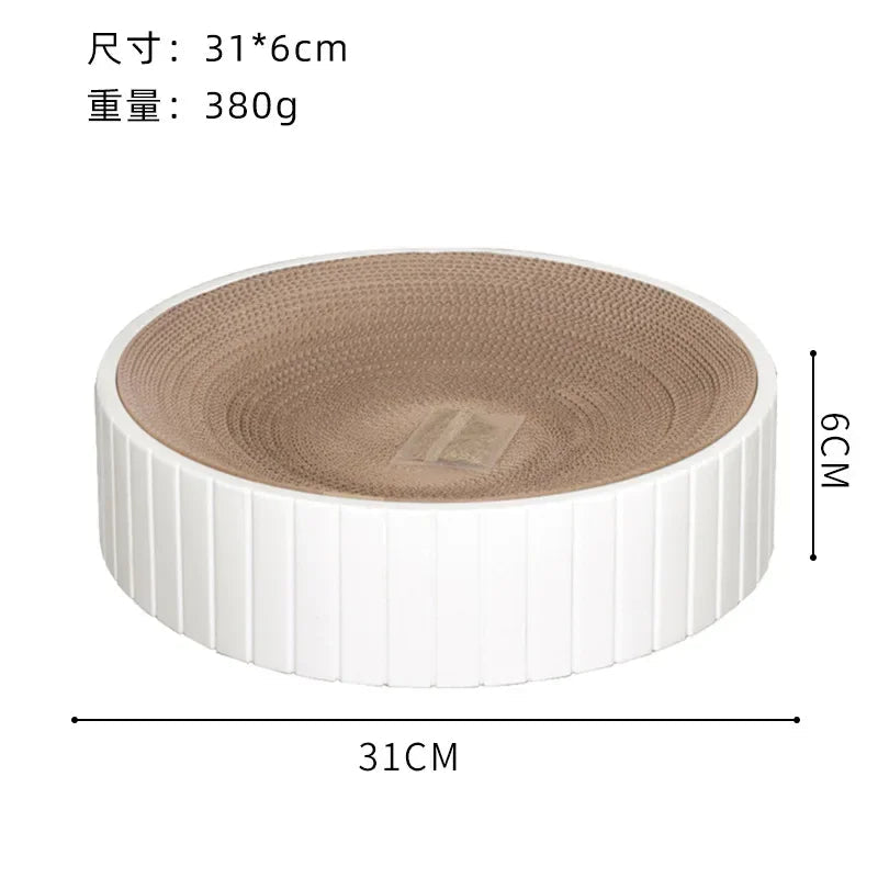 Bowl-Shaped Cat Scraper Grinding Claws Cardboard Corrugated Paper Scratch-Resistant Cat Scratching Board Cat Toy Sofa Mat Bed