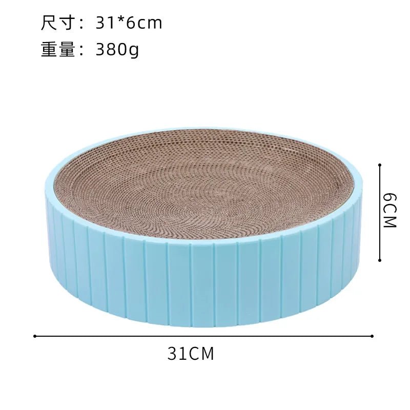 Bowl-Shaped Cat Scraper Grinding Claws Cardboard Corrugated Paper Scratch-Resistant Cat Scratching Board Cat Toy Sofa Mat Bed