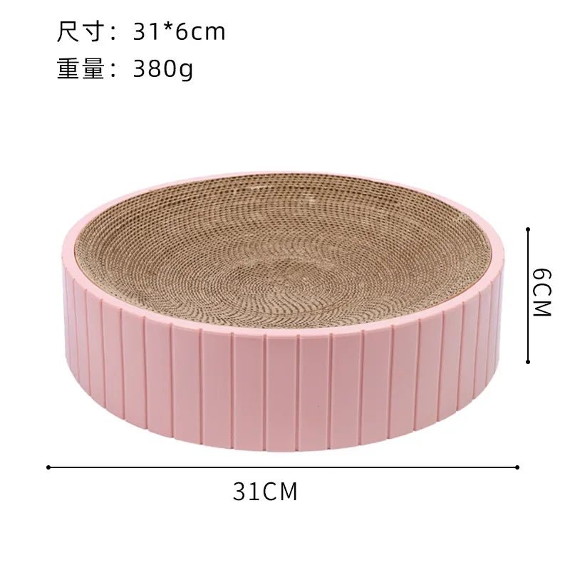 Bowl-Shaped Cat Scraper Grinding Claws Cardboard Corrugated Paper Scratch-Resistant Cat Scratching Board Cat Toy Sofa Mat Bed