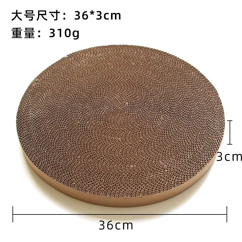 Bowl-Shaped Cat Scraper Grinding Claws Cardboard Corrugated Paper Scratch-Resistant Cat Scratching Board Cat Toy Sofa Mat Bed